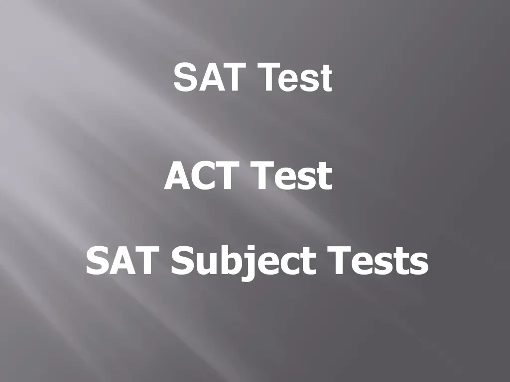 sat test