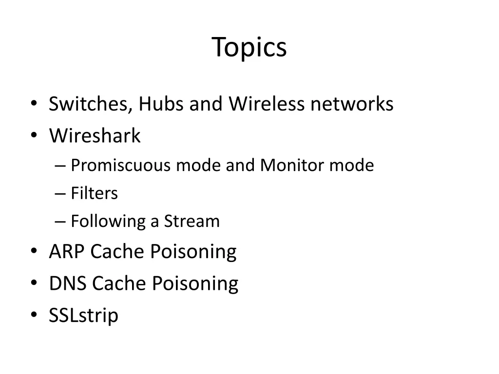 topics