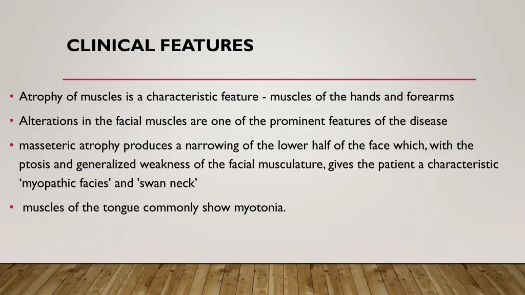 clinical features 3