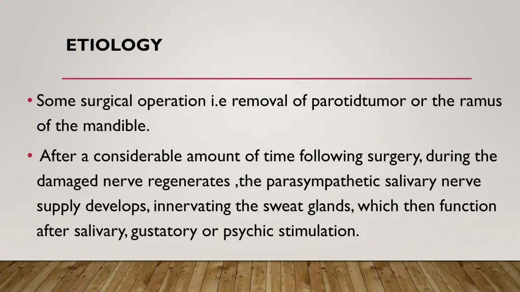 etiology 1