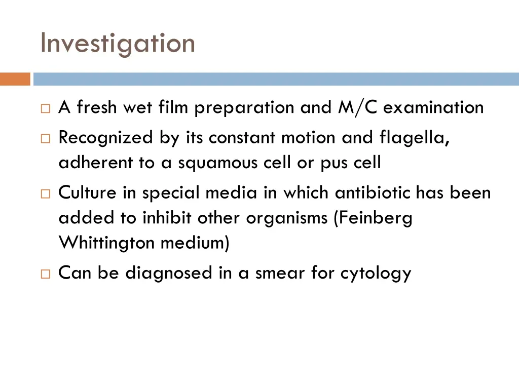 investigation