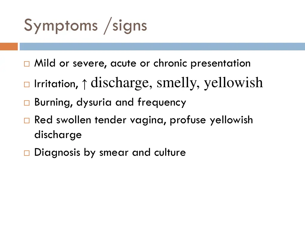 symptoms signs