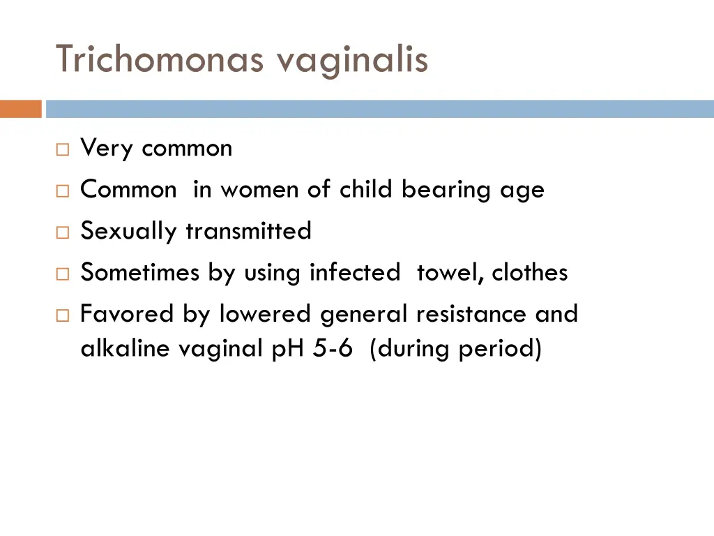 trichomonas vaginalis