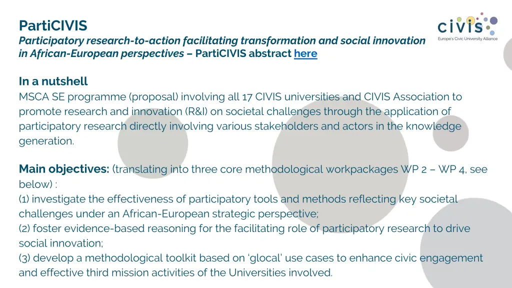 particivis participatory research to action