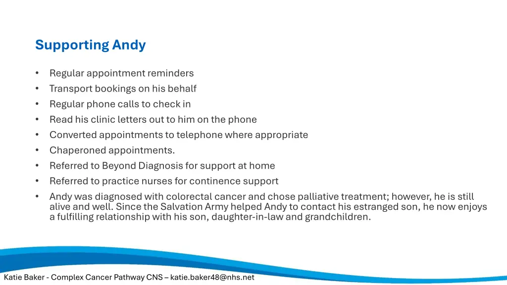 supporting andy