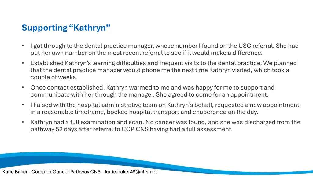 supporting kathryn