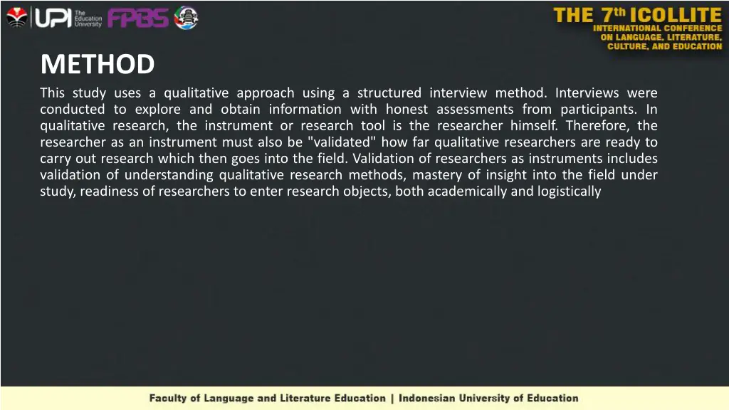 method this study uses a qualitative approach