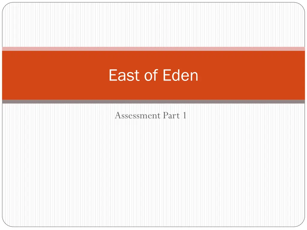 east of eden