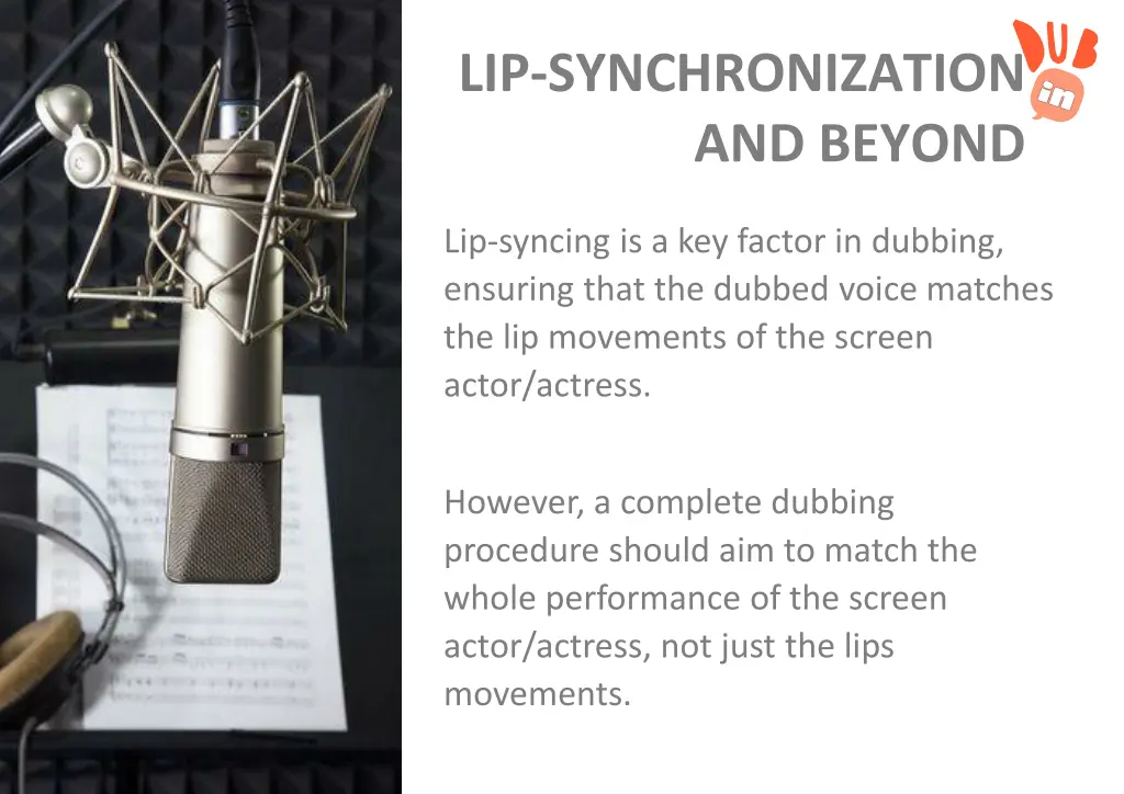 lip synchronization and beyond