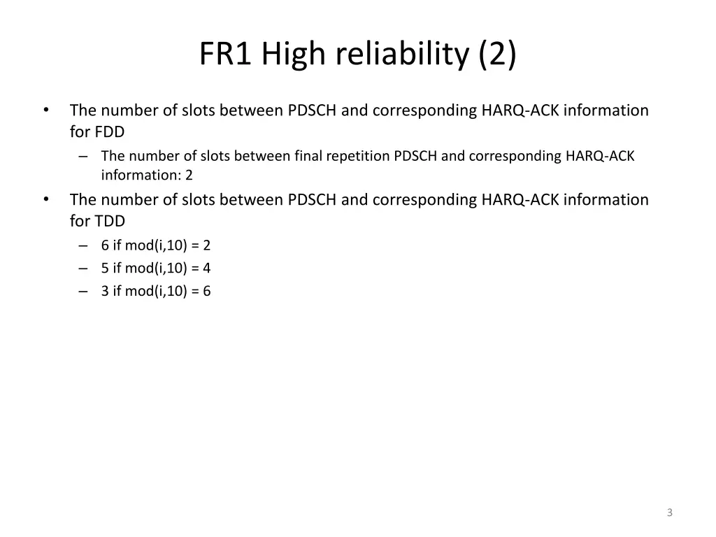 fr1 high reliability 2