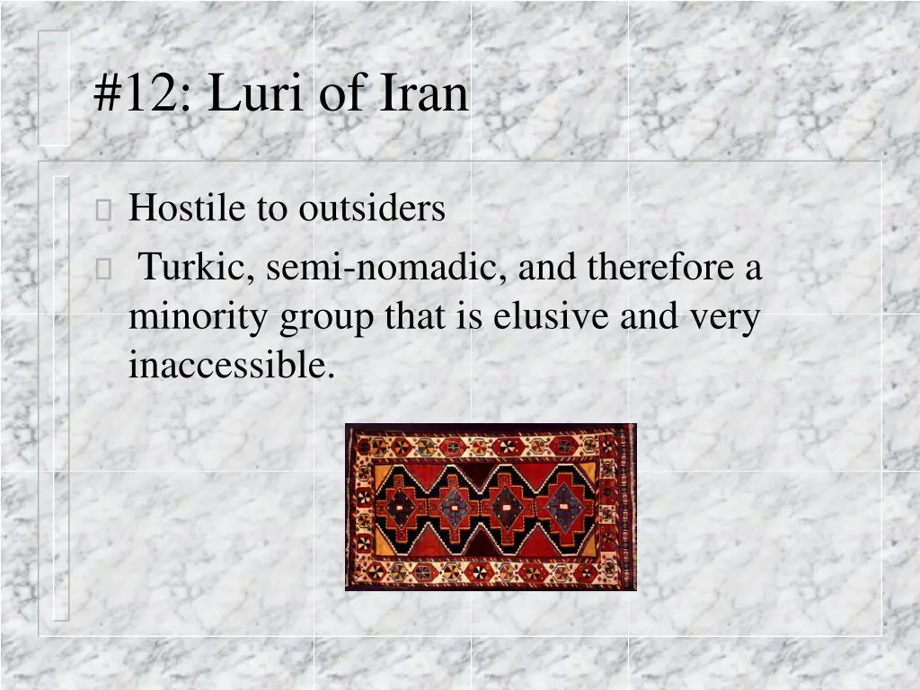 12 luri of iran