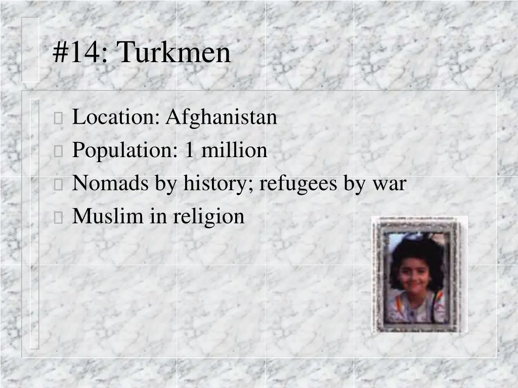 14 turkmen