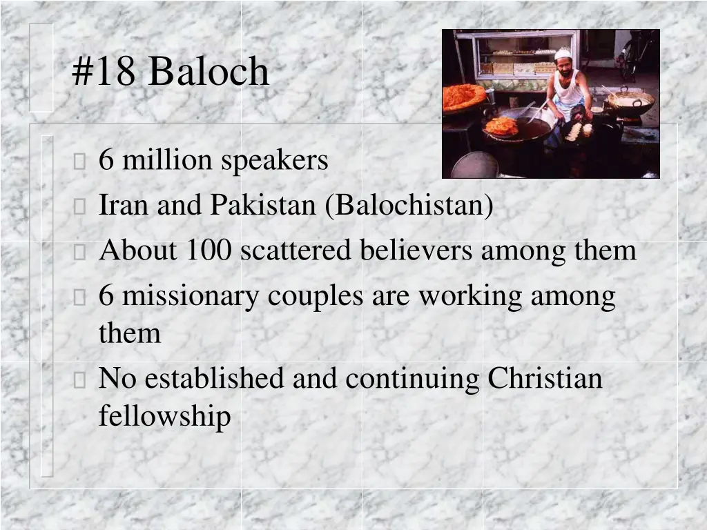 18 baloch