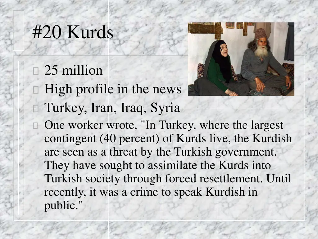20 kurds