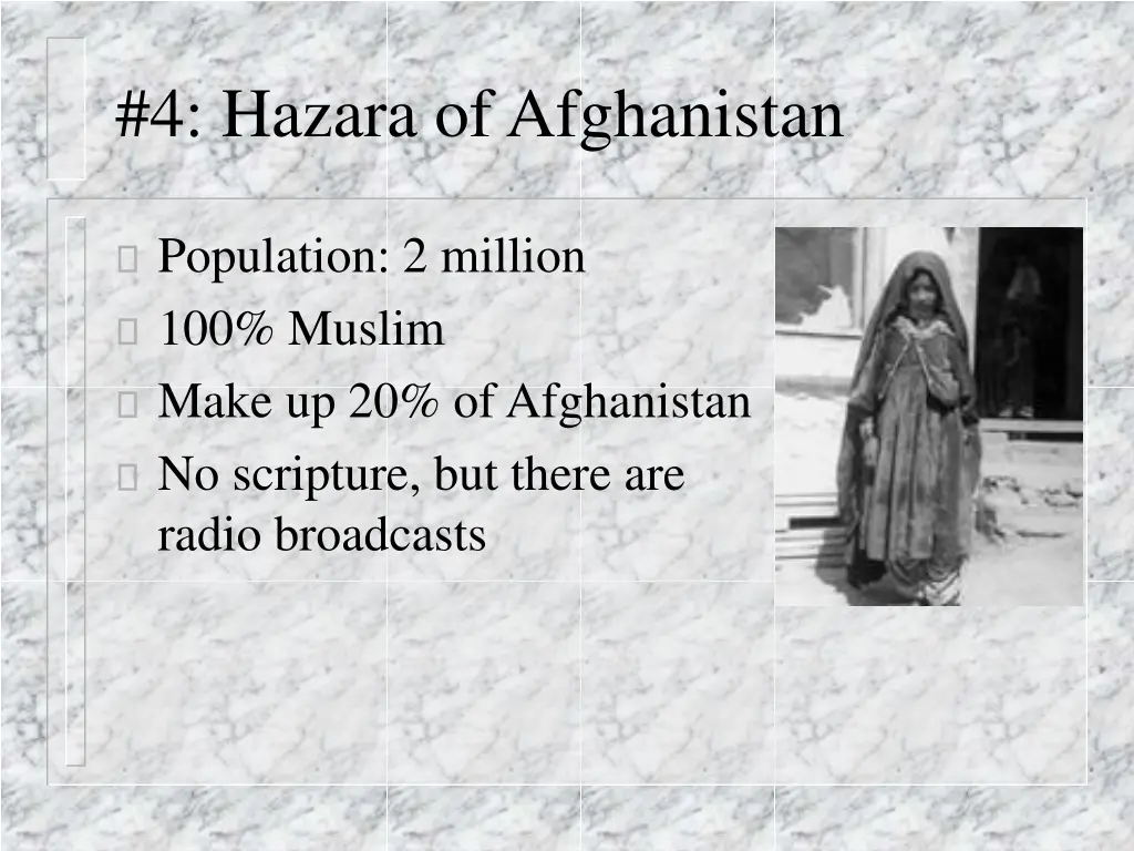 4 hazara of afghanistan