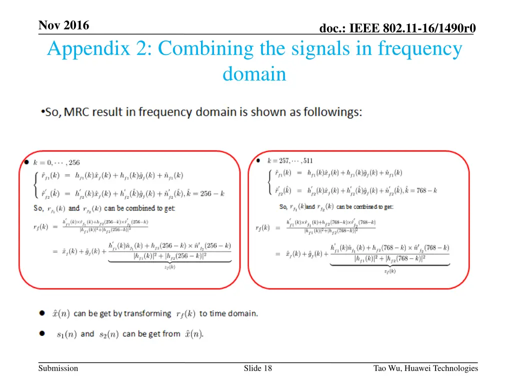 nov 2016 appendix 2 combining the signals 1