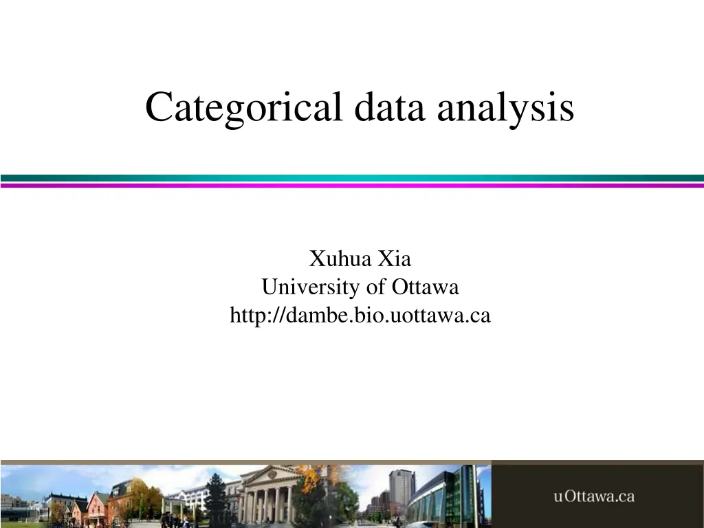 categorical data analysis