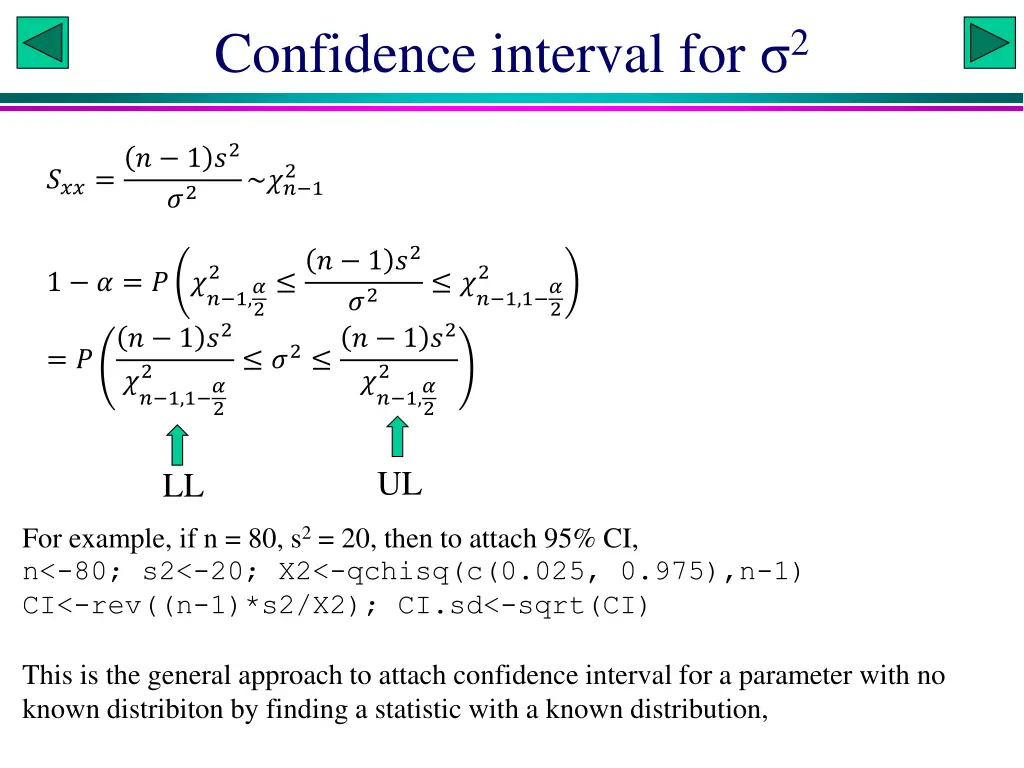 confidence interval for 2