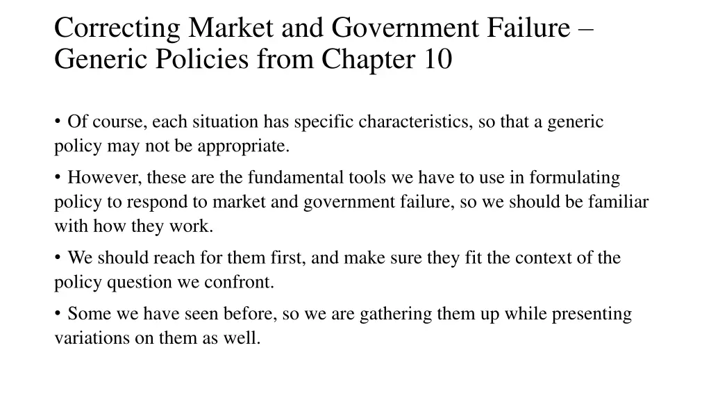 correcting market and government failure generic 1