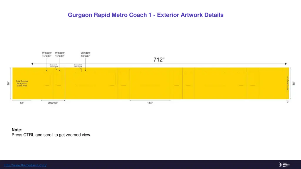 gurgaon rapid metro coach 1 exterior artwork