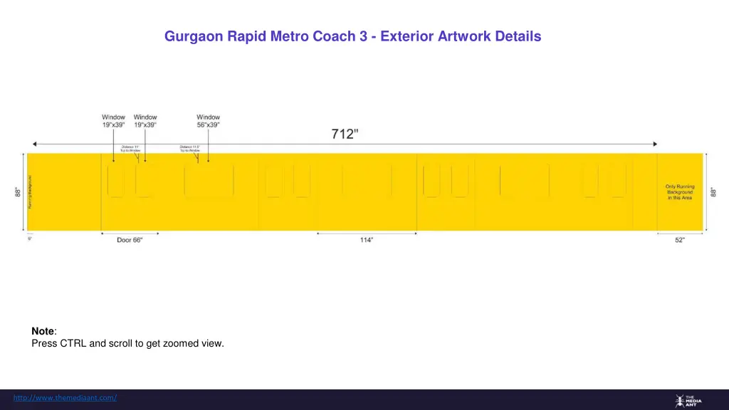 gurgaon rapid metro coach 3 exterior artwork
