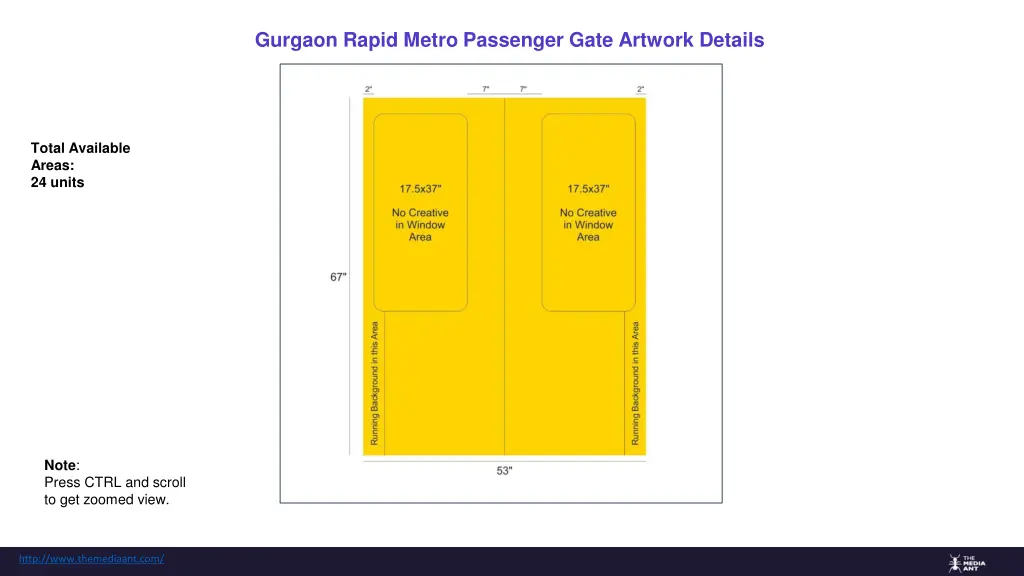 gurgaon rapid metro passenger gate artwork details