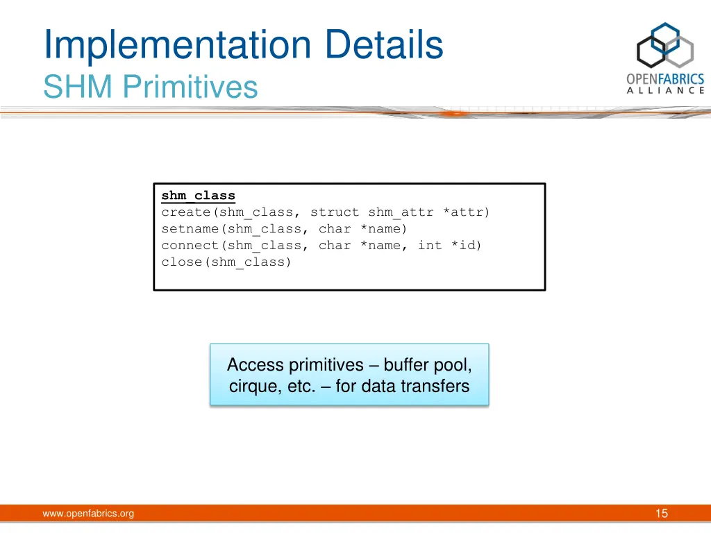 implementation details shm primitives 2