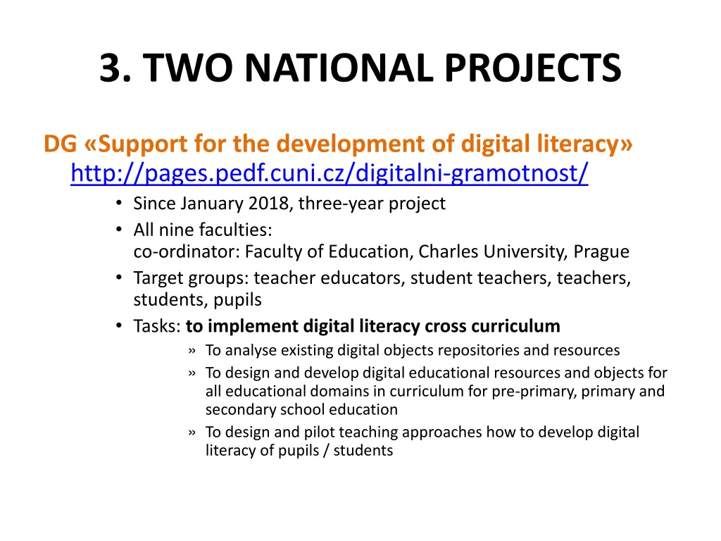 3 two national projects