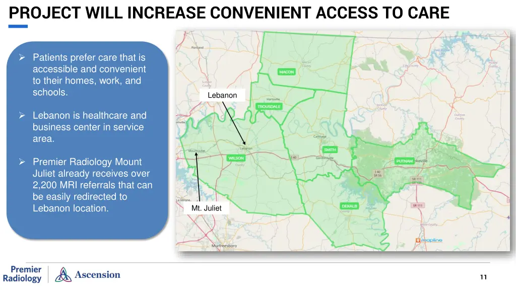 project will increase convenient access to care