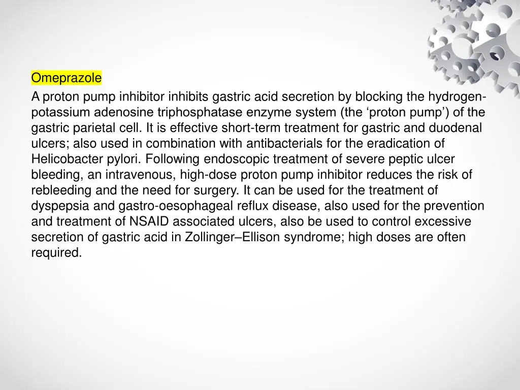 omeprazole a proton pump inhibitor inhibits