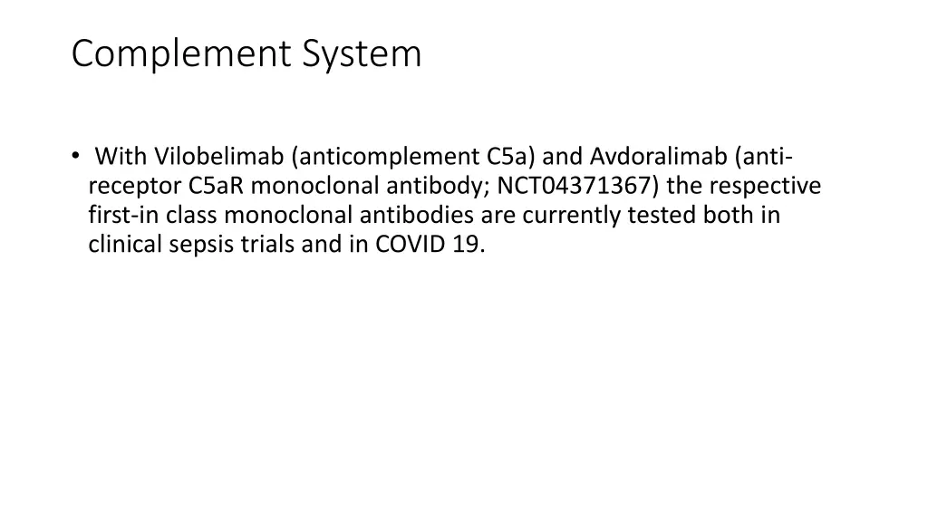 complement system