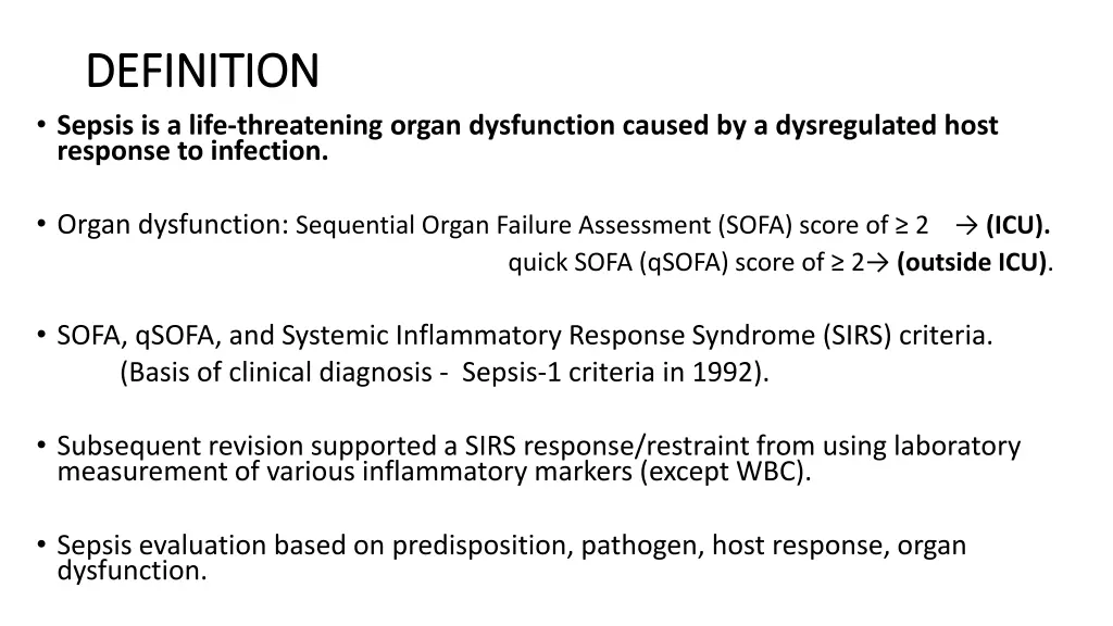 definition definition sepsis is a life