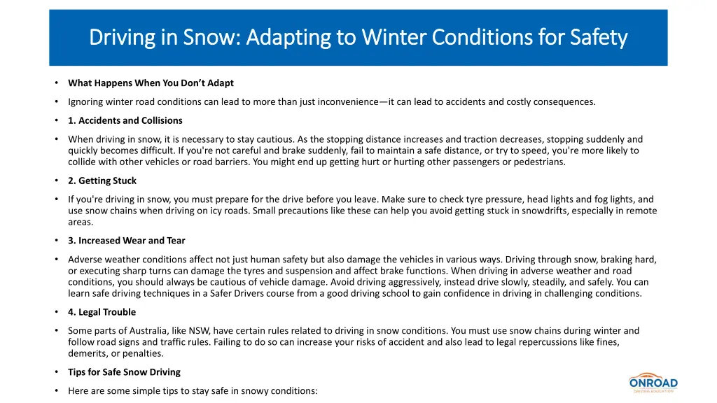 driving in snow adapting to winter conditions 2