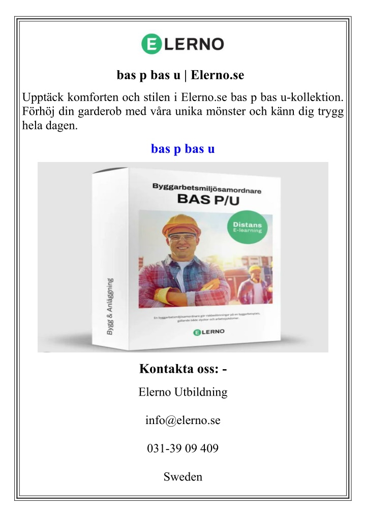bas p bas u elerno se