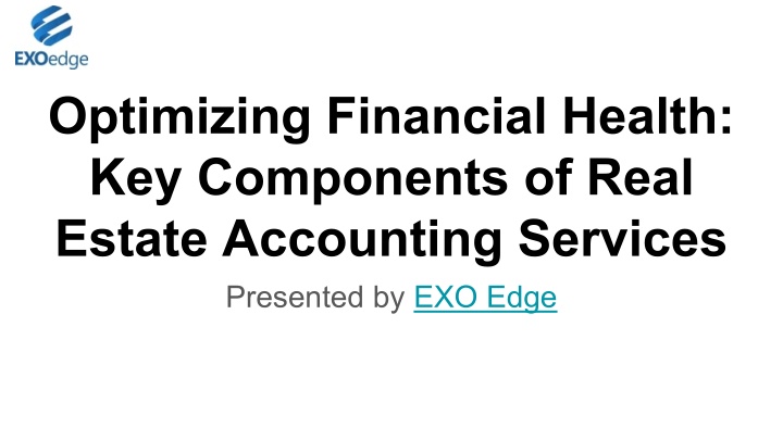 optimizing financial health key components