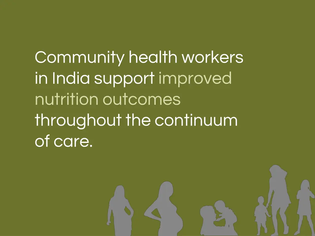 community health workers in india support