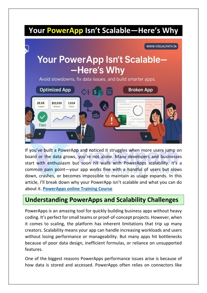 your powerapp isn t scalable here s why