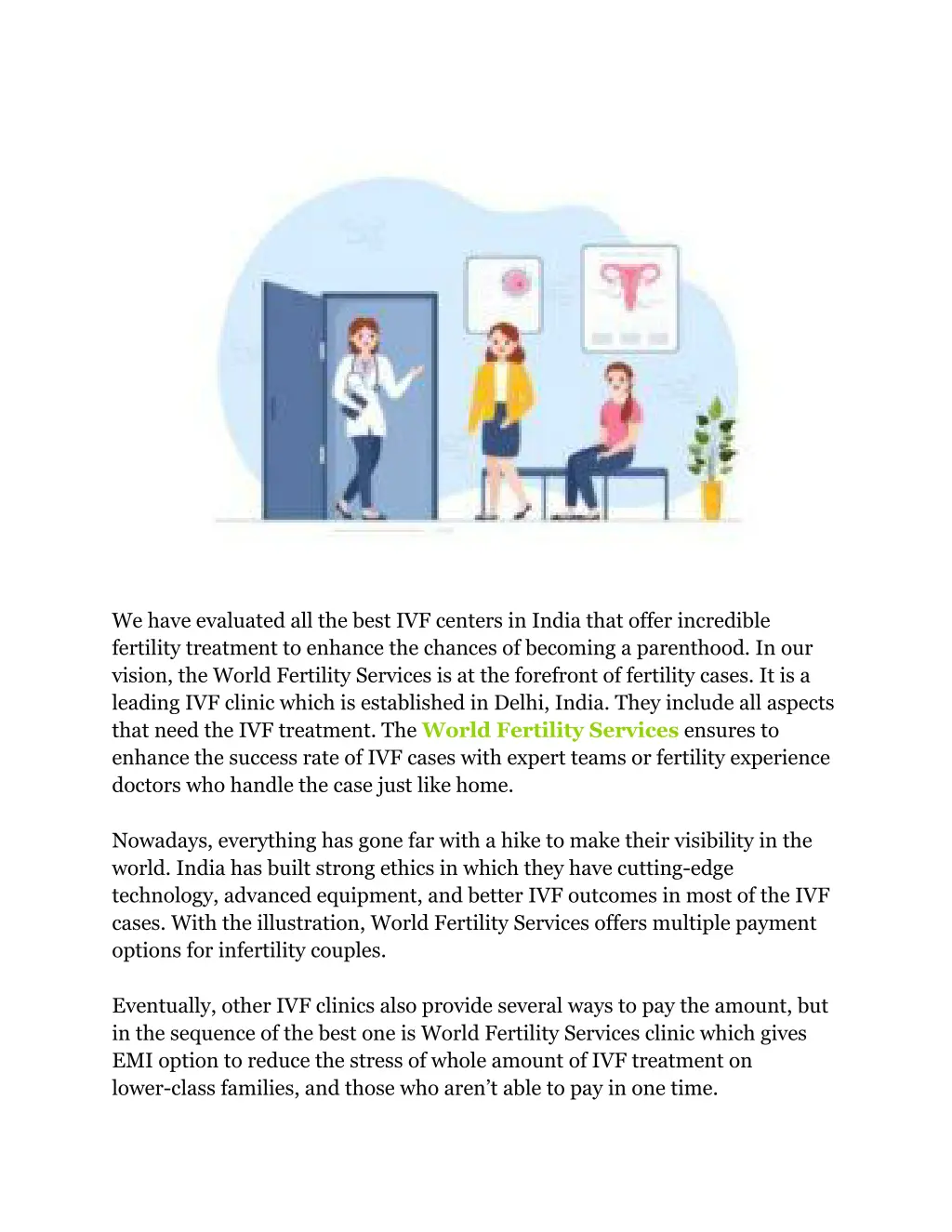 we have evaluated all the best ivf centers