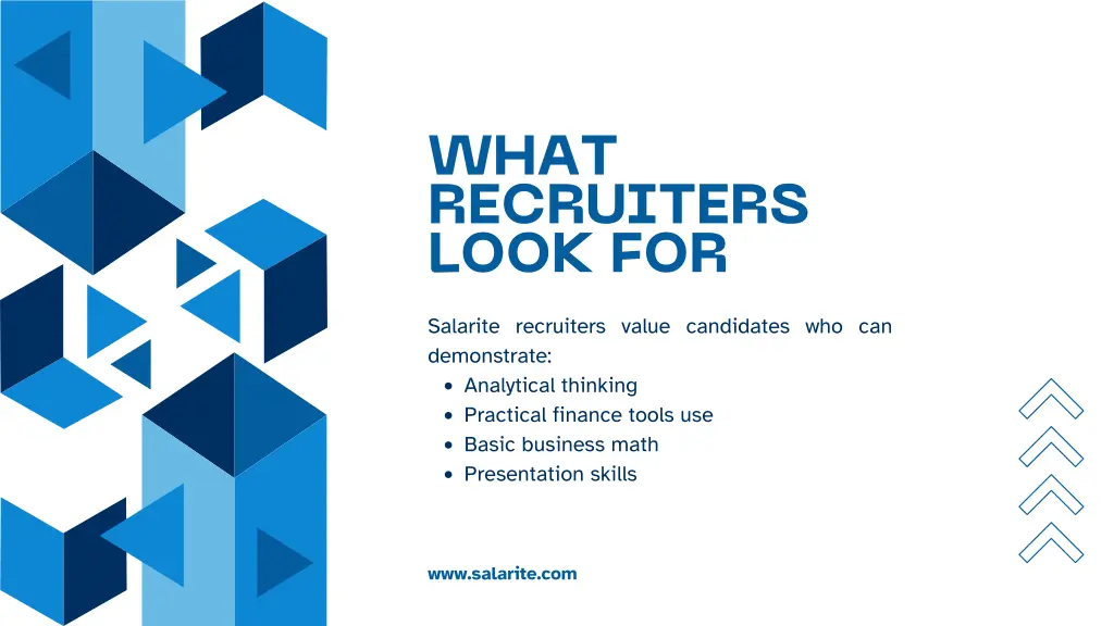 what recruiters look for