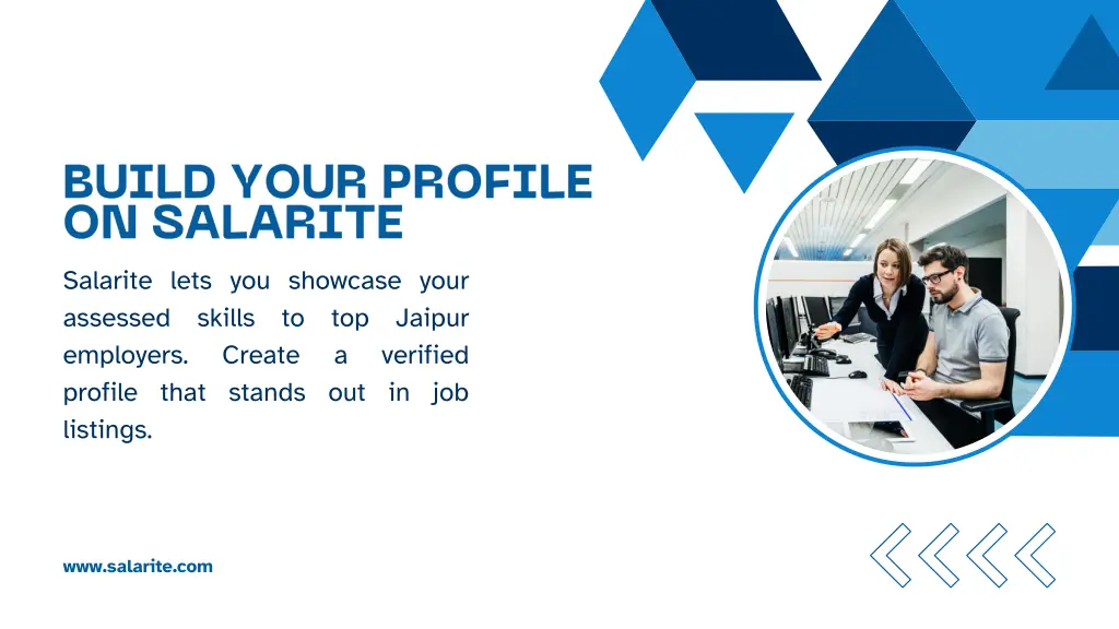 salarite lets you showcase your assessed skills