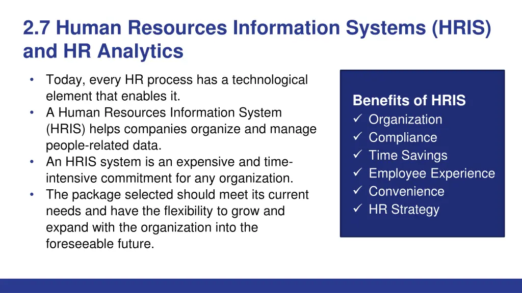 2 7 human resources information systems hris