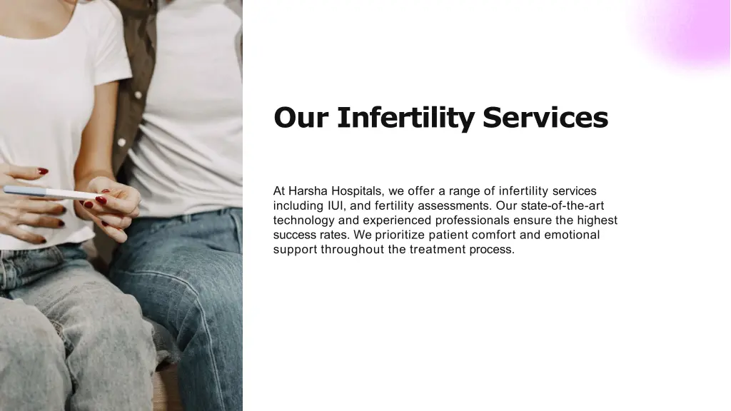 our infertility services