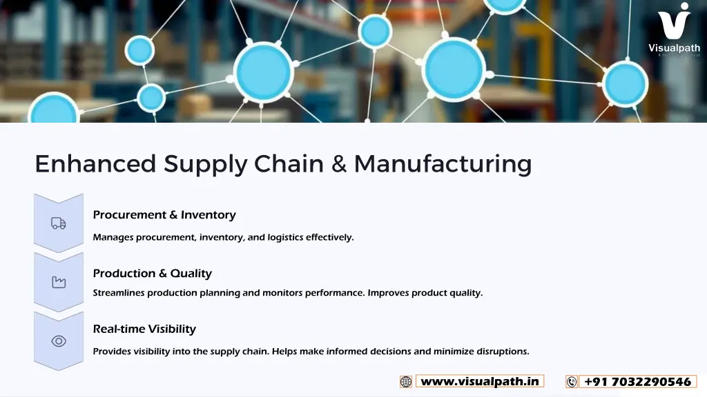 enhanced supply chain manufacturing
