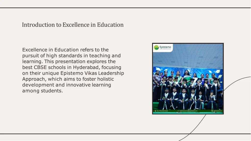 introduction to excellence in education
