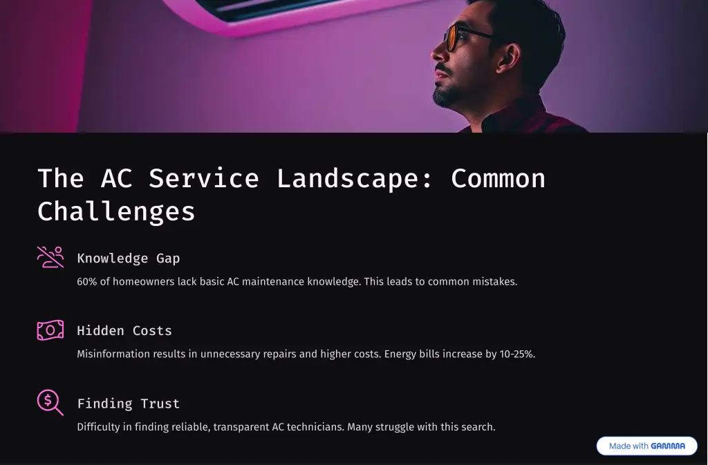 the ac service landscape common challenges