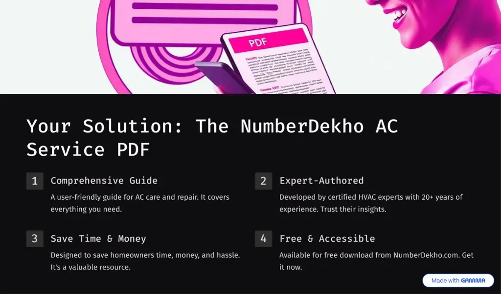 your solution the numberdekho ac service pdf