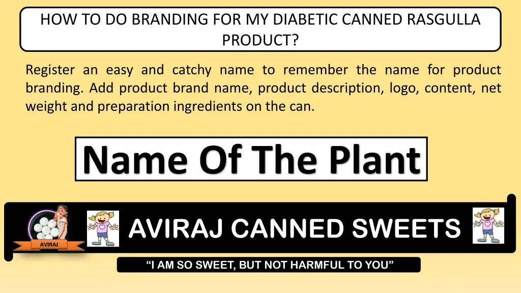 how to do branding for my diabetic canned