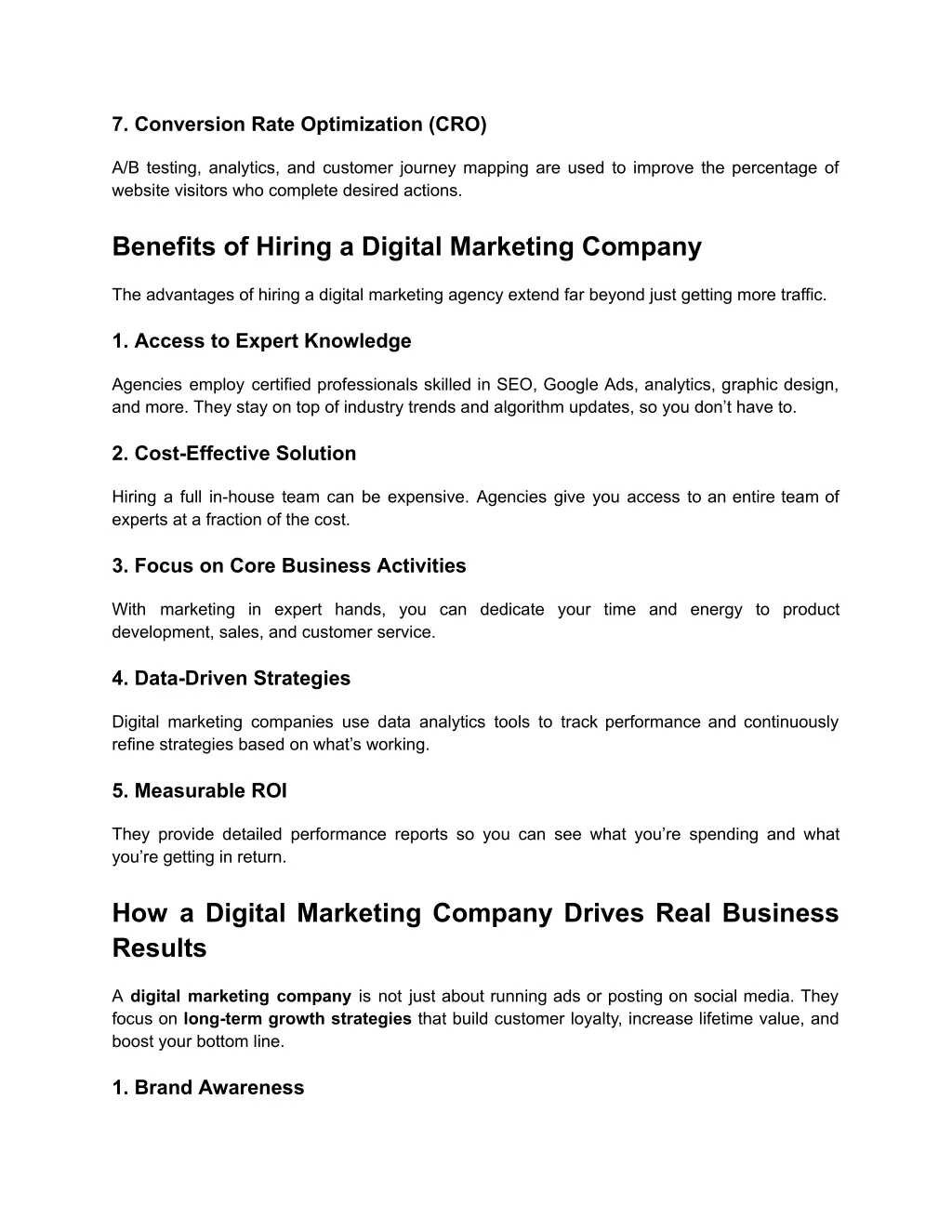 7 conversion rate optimization cro