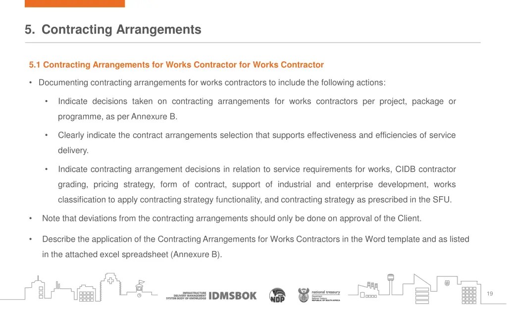 5 contracting arrangements