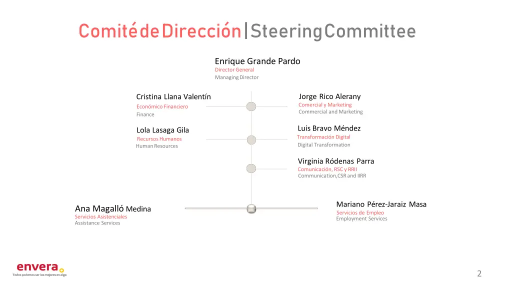 comit de direcci n steering committee